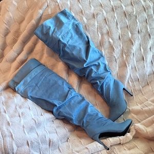 🔥🩷⚡Cape Robbin Kitana Thigh High Fire Boots